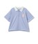 【7days】ハーフジップ半袖Tシャツ