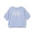 【7days】袖シアーガーリー5分袖Tシャツ