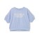 【7days】袖シアーガーリー5分袖Tシャツ