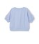 【7days】袖シアーガーリー5分袖Tシャツ