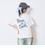 【秒かわトップス】【GOODPRICE】【綿100%】発泡フラワーロゴ半袖T