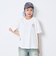 【秒かわトップス】【GOODPRICE】【綿100%】発泡フラワーロゴ半袖T