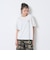 【秒かわトップス】【GOODPRICE】【綿100%】発泡フラワーロゴ半袖T