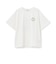【秒かわトップス】【GOODPRICE】【綿100%】発泡フラワーロゴ半袖T