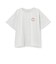 【秒かわトップス】【GOODPRICE】【綿100%】発泡フラワーロゴ半袖T