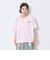【秒かわトップス】【GOODPRICE】【綿100%】バックハートロゴ刺しゅう半袖T