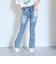 【ME DENIM/ストレッチ】スタイルアップフレアデニムパンツ