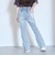 【ME DENIM/ストレッチ】スタイルアップフレアデニムパンツ