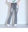 【ME DENIM/ストレッチ】スタイルアップフレアデニムパンツ