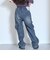 【LTXC/ME DENIM/ストレッチ/吸水速乾】ベルトループつきデニムカーゴパンツ