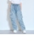 【LTXC/ME DENIM/ストレッチ/吸水速乾】ベルトループつきデニムカーゴパンツ
