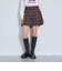 【起毛】美脚見えタックフレアキュロット