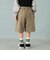 チノワイドハーフパンツ