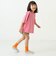 【綿100%】【親子リンク】KIDSロゴ刺しゅうビッグ半袖Tシャツ