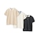 【WEB限定】【接触冷感】ポロ衿配色Tシャツ(ジュニア)