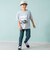 【綿100%】【365D.】【親子リンク】KIDS写真半袖Tシャツ