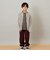 チェックドロップ長袖シャツ