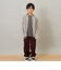 チェックドロップ長袖シャツ