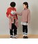 チェックドロップ長袖シャツ