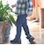 裏起毛のびのびストレッチパンツ