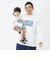 【親子リンク】【綿100%】【365D.】ストリートロゴ長袖Tシャツ
