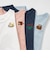 【365D.】ワンポイント刺しゅうAライン長袖Tシャツ