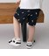 刺しゅう柄ハーフパンツ