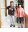 【親子リンク】USED風加工ロゴ半袖Tシャツ