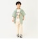 タック入り８分丈クロップドパンツ