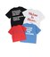 【綿100】【365D.】メッセージバックBIGロゴ半袖Tシャツ