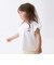 【プティプラ】アルファベット袖フリルTシャツ