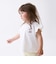 【プティプラ】アルファベット袖フリルTシャツ