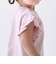 【プティプラ】アルファベット袖フリルTシャツ
