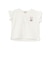 【プティプラ】アルファベット袖フリルTシャツ