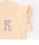 【プティプラ】アルファベット袖フリルTシャツ