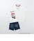【親子リンク】【パラッパラッパー】【DAD】リンガー配色半袖Tシャツ