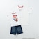 【親子リンク】【パラッパラッパー】【DAD】リンガー配色半袖Tシャツ