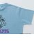 【親子リンク】【パラッパラッパー】【DAD】カラーワイド配色ロゴ半袖Tシャツ