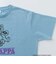 【親子リンク】【パラッパラッパー】【DAD】カラーワイド配色ロゴ半袖Tシャツ