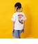 【親子リンク】【パラッパラッパー】リンガー配色半袖Tシャツ