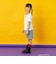 【親子リンク】【パラッパラッパー】リンガー配色半袖Tシャツ