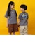 【親子リンク】【パラッパラッパー】リンガー配色半袖Tシャツ