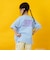 【パラッパラッパー】カラーワイド配色ロゴ半袖Tシャツ