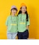 【パラッパラッパー】カラーワイド配色ロゴ半袖Tシャツ