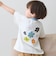 【接触冷感】ネップグラフィック半袖Tシャツ