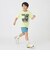のびっとカットツイル柄ショートパンツ