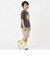 のびっとカットツイル柄ショートパンツ