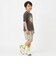 のびっとカットツイル柄ショートパンツ