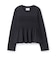 【親子リンク】シャーリングペプラムTシャツ