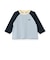 【防汚加工】配色ラグラン長袖Tシャツ